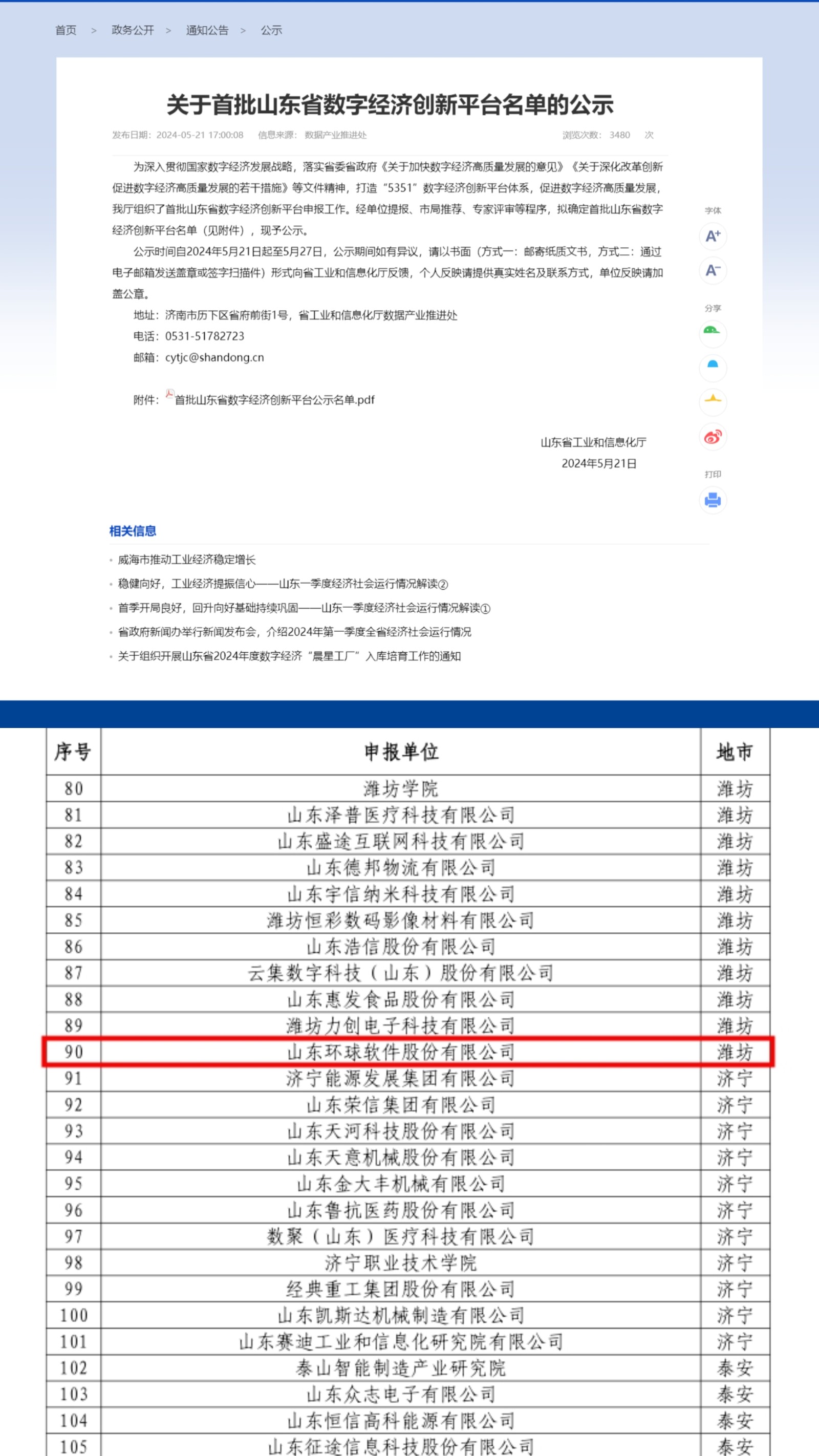 喜報(bào)++！環(huán)球軟件成功入選省級(jí)首批數(shù)字經(jīng)濟(jì)產(chǎn)業(yè)創(chuàng)新中心