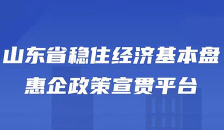 一站匯聚、精準(zhǔn)直達(dá)！環(huán)球軟件研發(fā)的山東省惠企政策宣貫平臺上線了